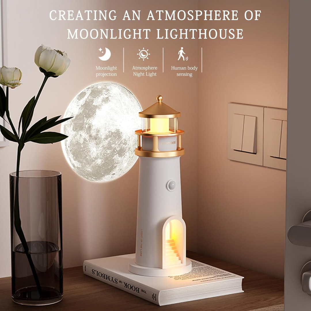 Lighthouse Moon Projector